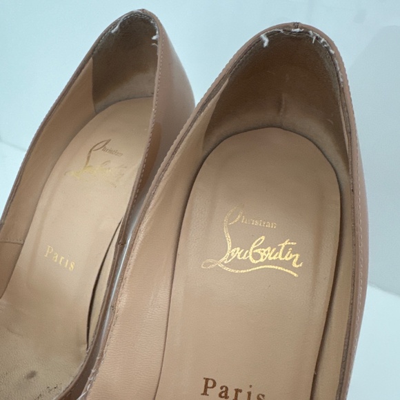 Nude Patent Pumps - Picture 4 of 7